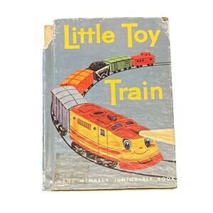 VINTAGE Little Toy Train Rand McNally Junior Elf Book 1965